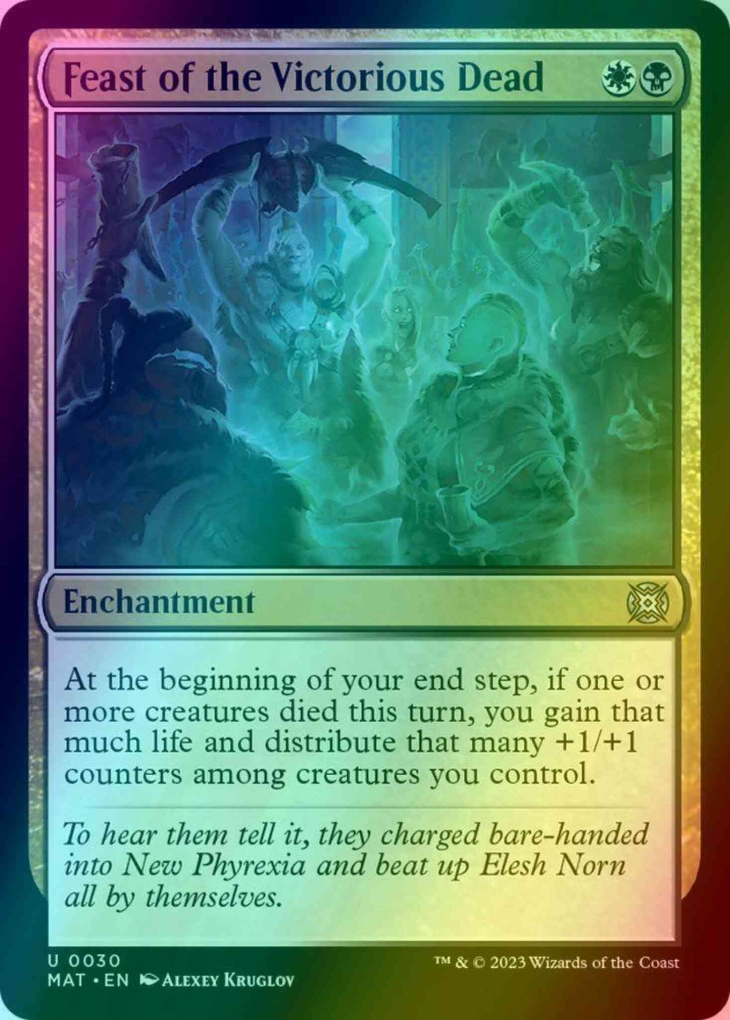 Feast of the Victorious Dead [30] [March of the Machine: The Aftermath] [Foil]