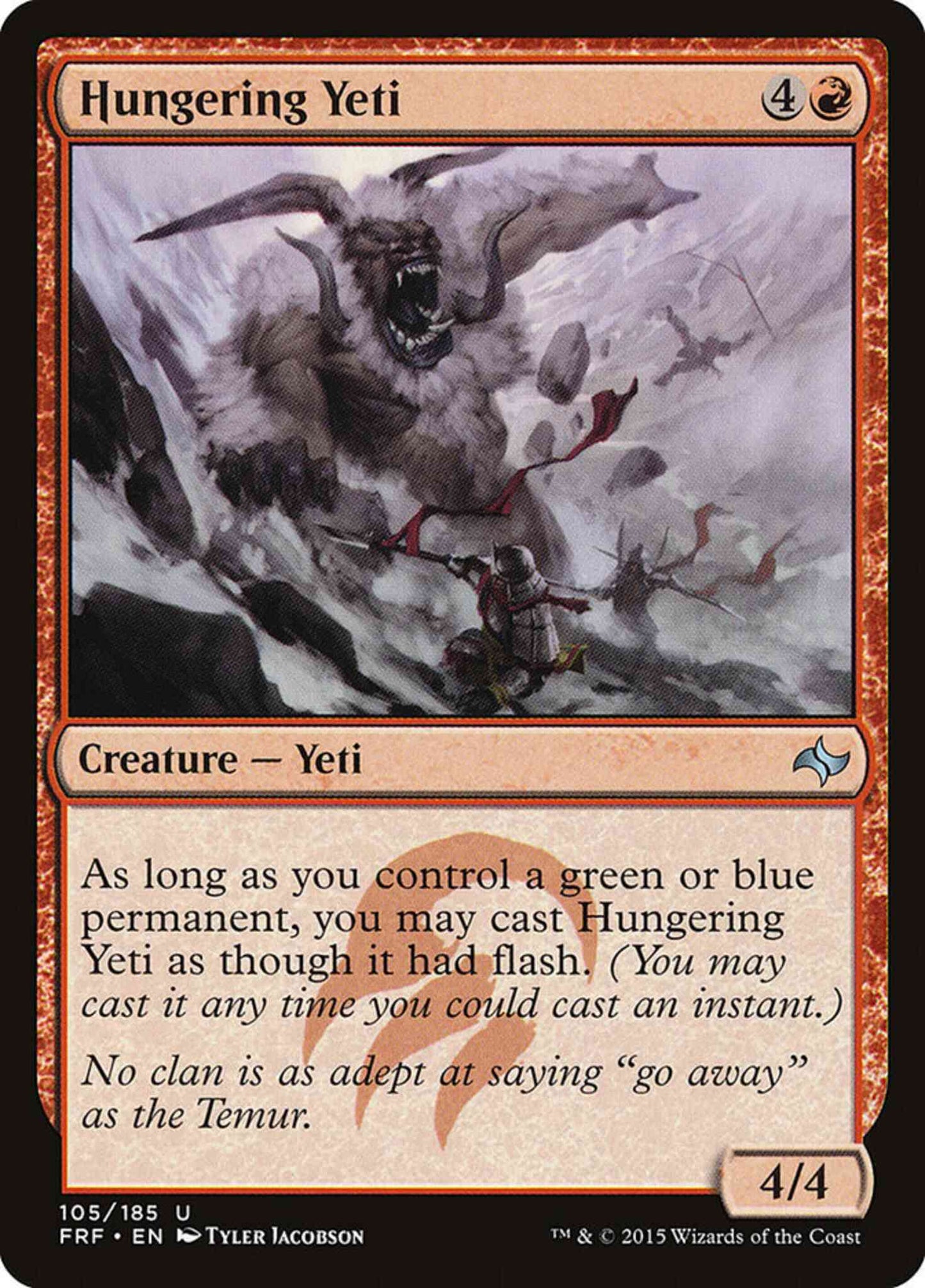 Hungering Yeti [105] [Fate Reforged] [Non-Foil]