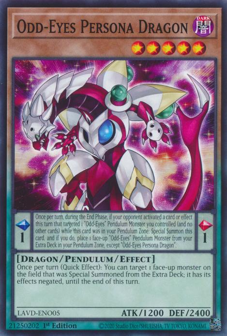 Odd-Eyes Persona Dragon - LAVD-ENO05 - Common - 1st Edition