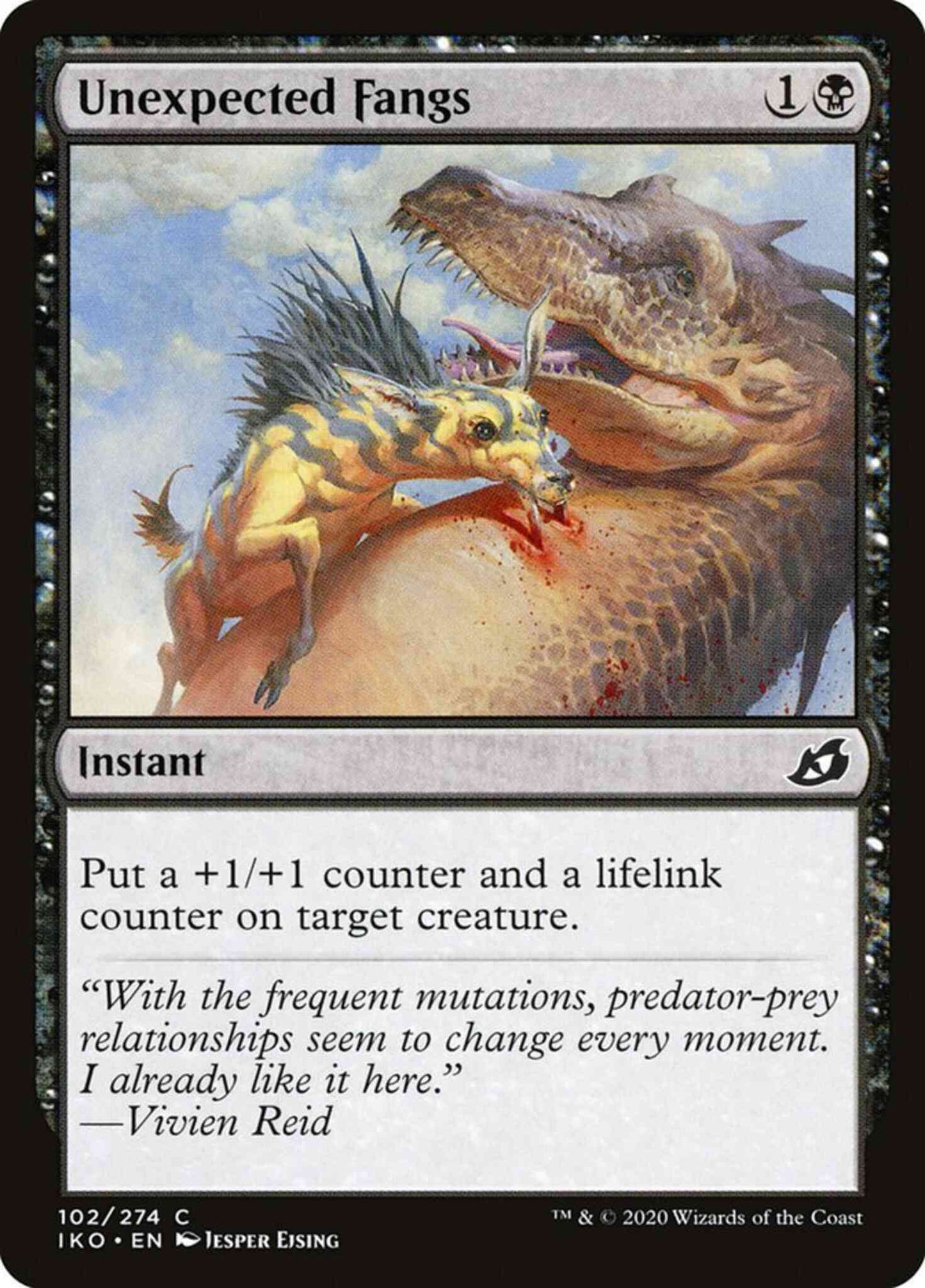 Unexpected Fangs [102] [Ikoria: Lair of Behemoths] [Non-Foil]