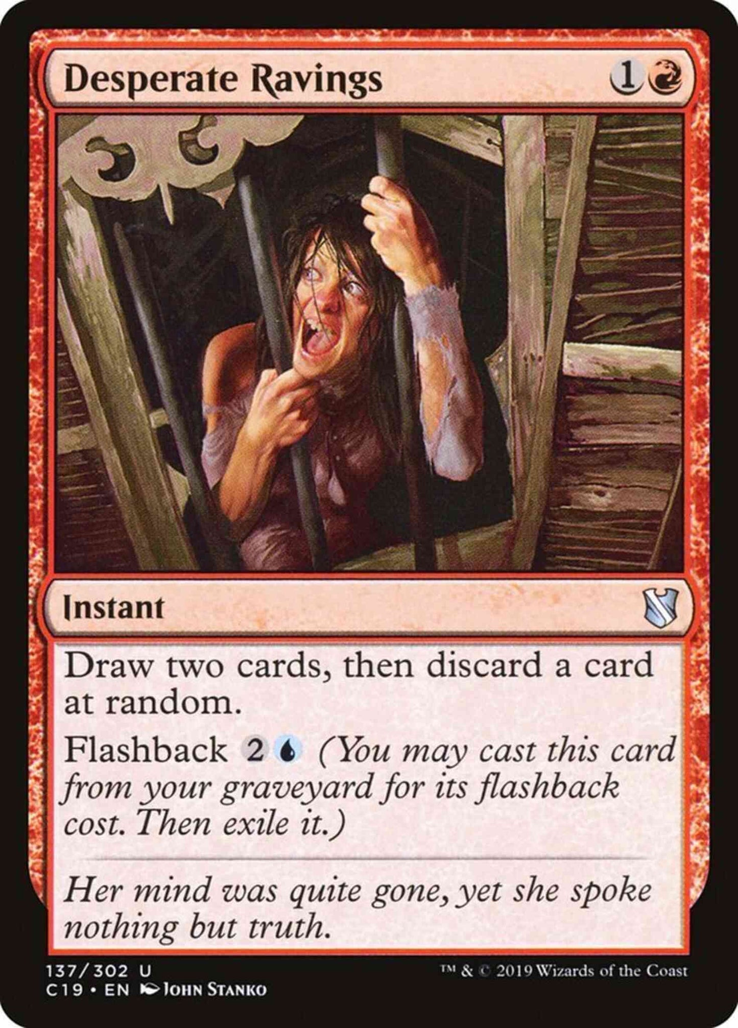 Desperate Ravings [137] [Commander 2019] [Non-Foil]