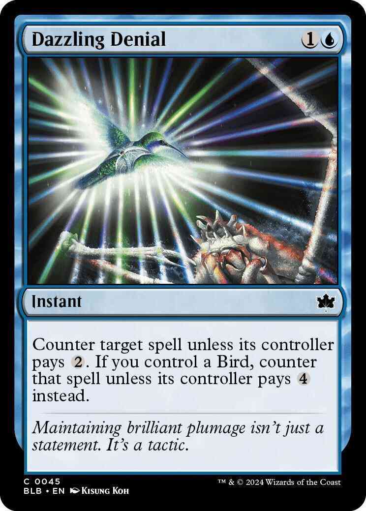 Dazzling Denial [45] [Bloomburrow] [Non-Foil]