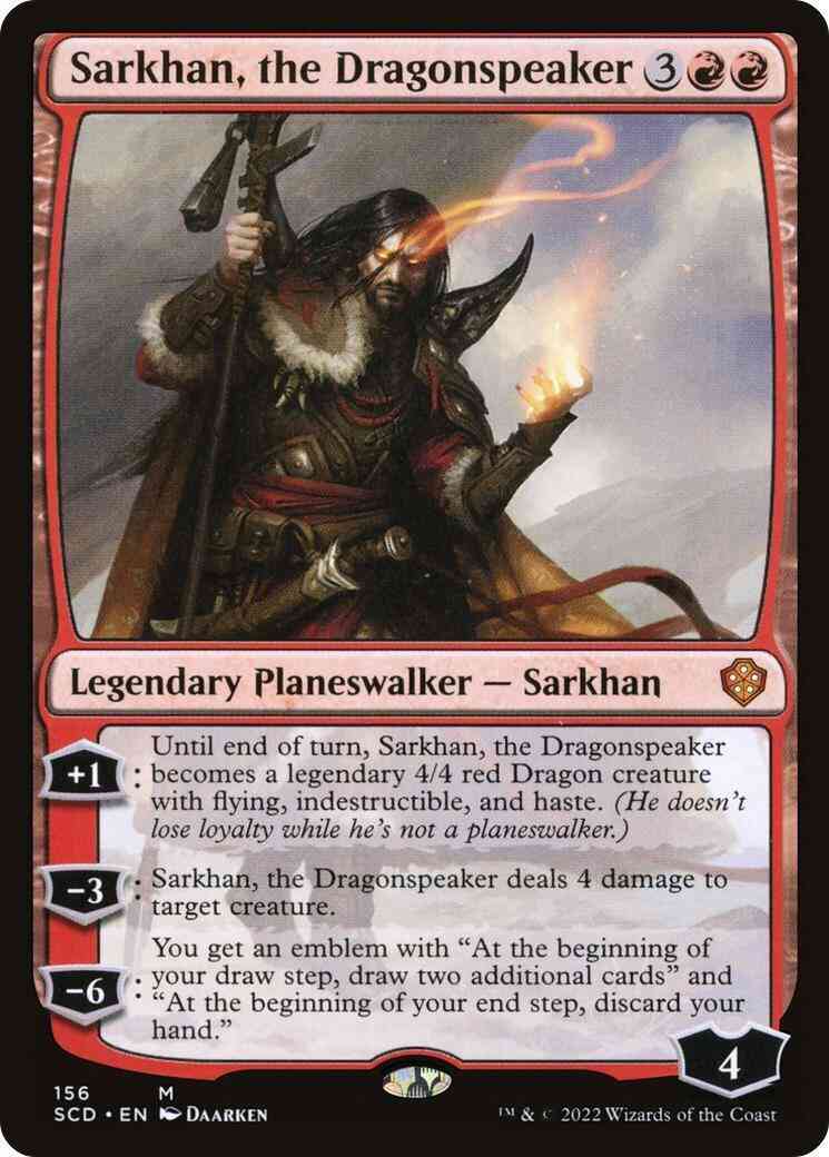 Sarkhan, the Dragonspeaker [156] [Starter Commander Decks] [Non-Foil]