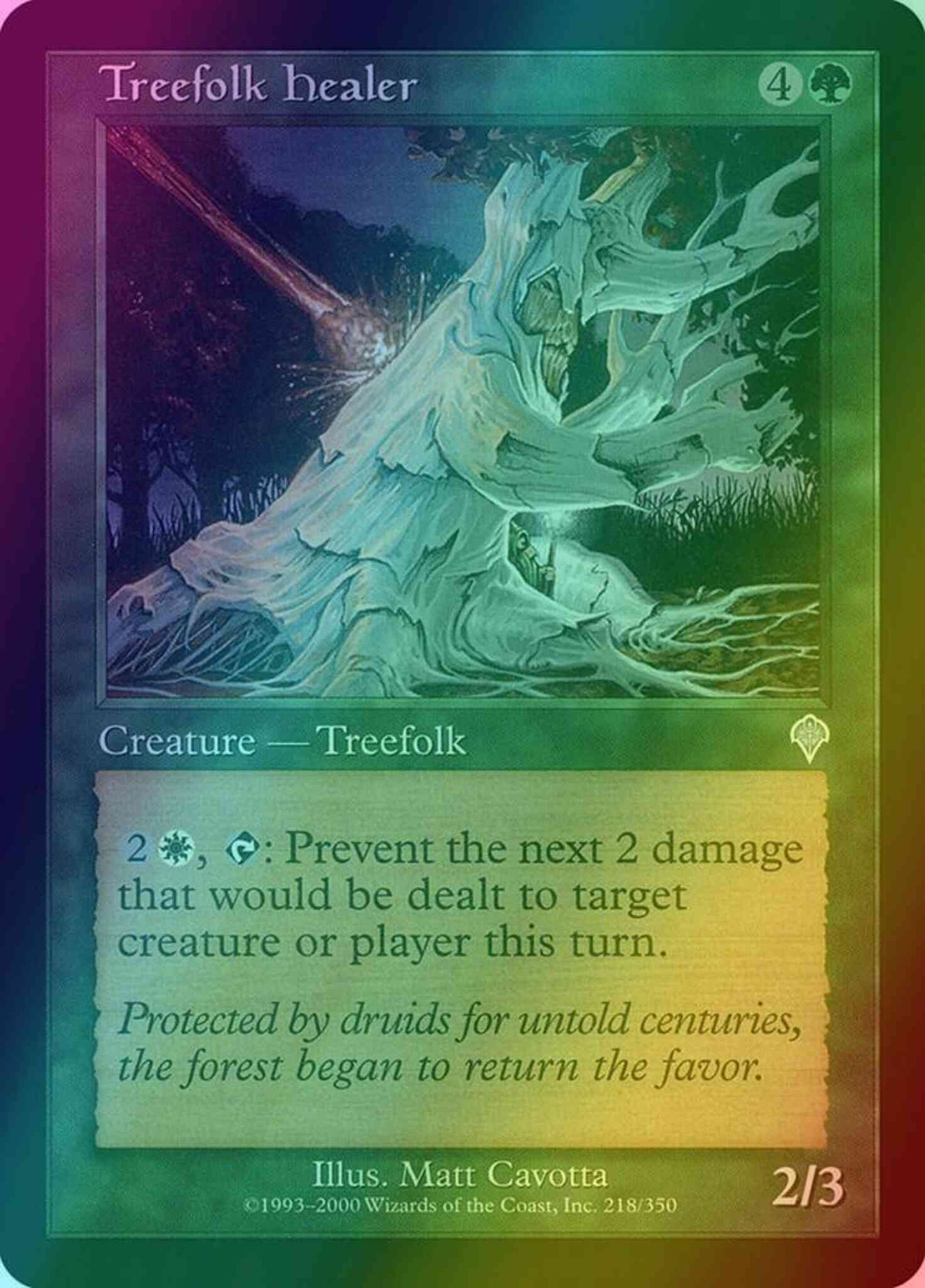 Treefolk Healer [218] [Invasion] [Foil]