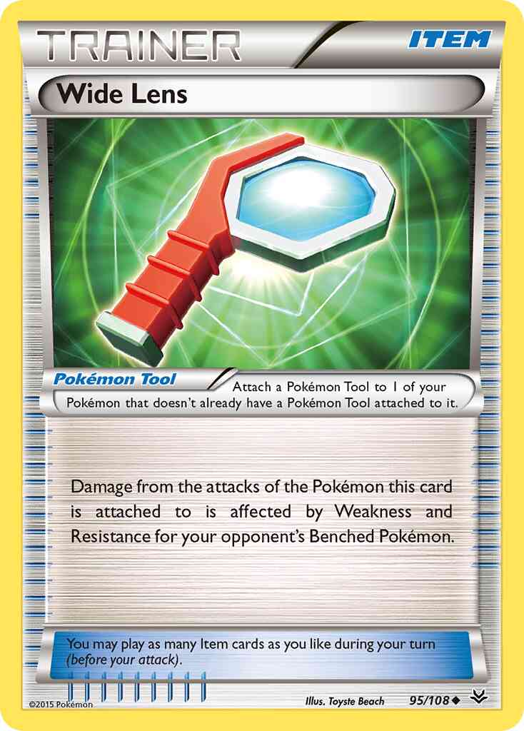 Wide Lens - 95/108 - Uncommon [xy6-95] [Non-Holo]
