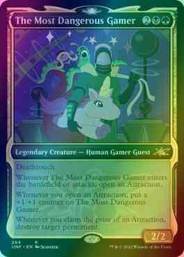 The Most Dangerous Gamer [266] [Showcase Cards of Tomorrow] [Unfinity] [Foil]