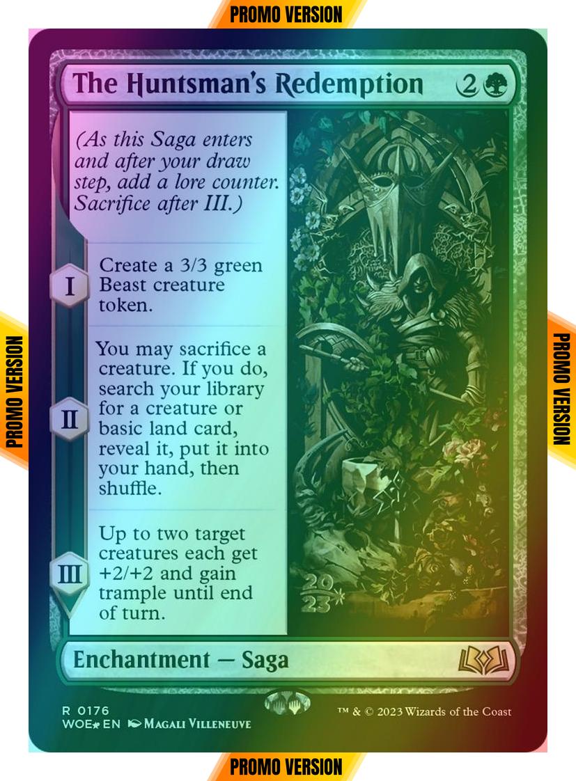 The Huntsman's Redemption [176s] [Prerelease] [Wilds of Eldraine: Promos] [Foil]