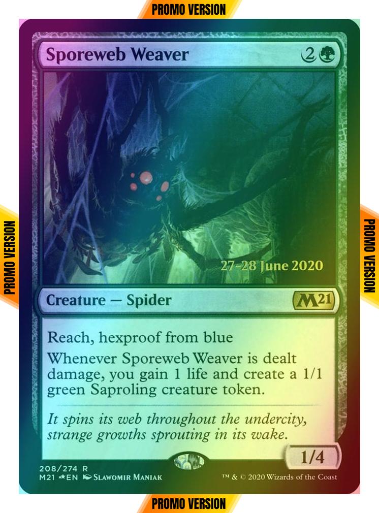 Sporeweb Weaver [Prerelease] [208s] [Core Set 2021 Promos] [Foil]