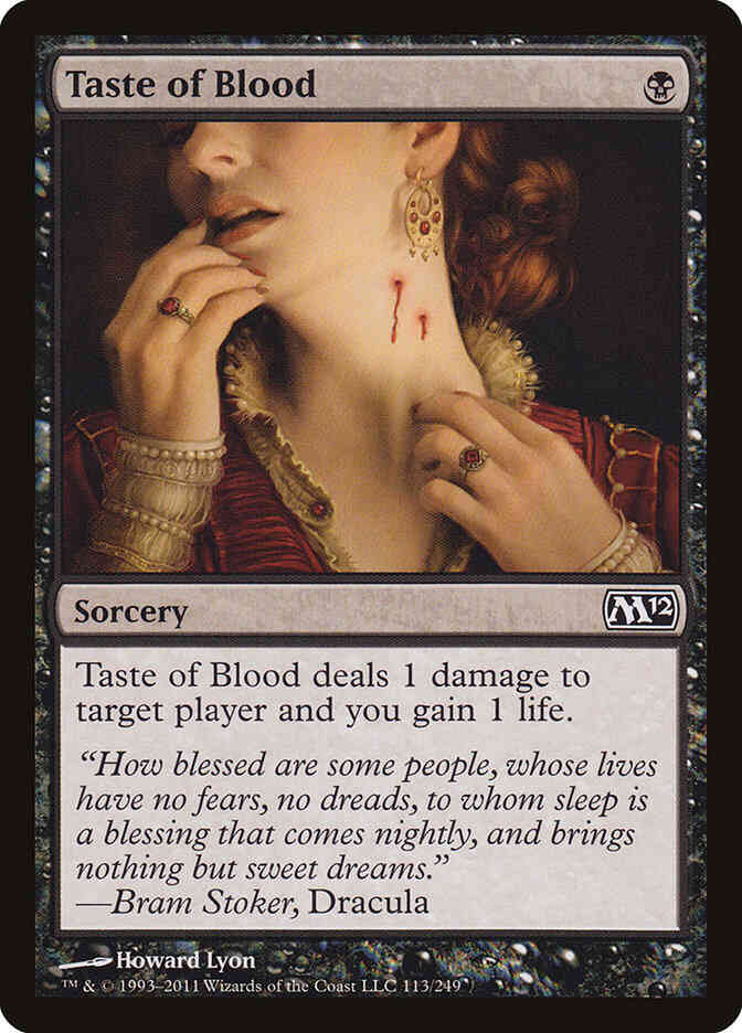 Taste of Blood [113] [Magic 2012] [Non-Foil]