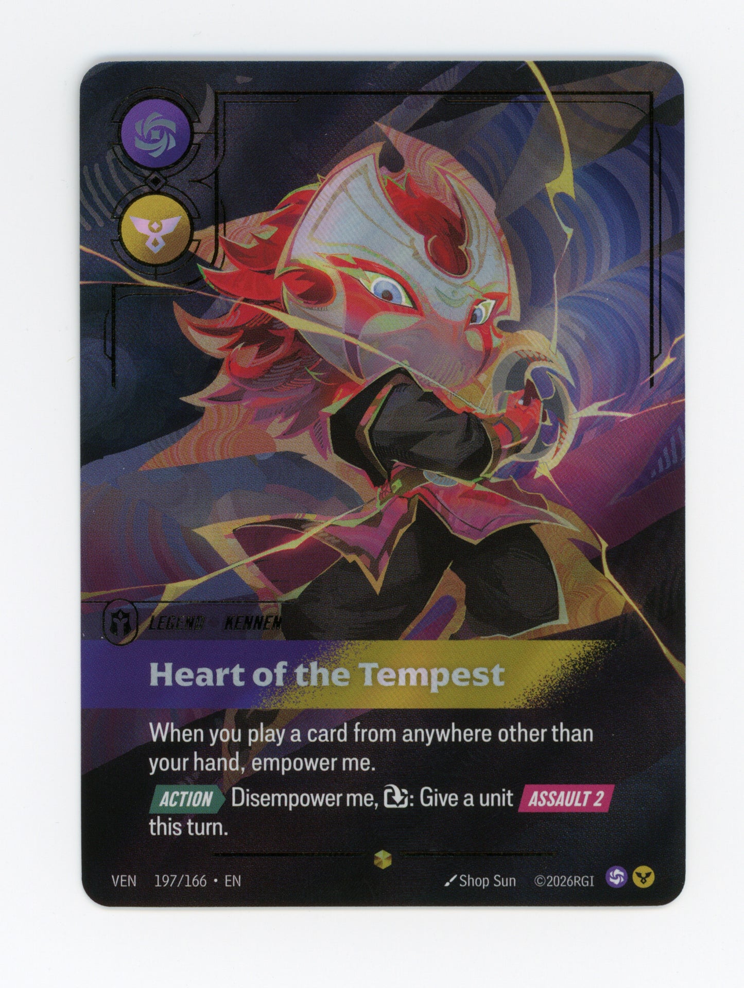 Heart of the Tempest (Kennen) — Overnumbered|Foil — ID 19864