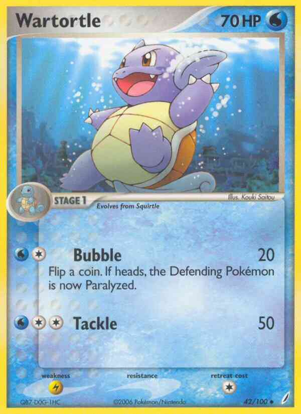 Wartortle - 42/100 - Uncommon [ex14-42] [Reverse Holo]