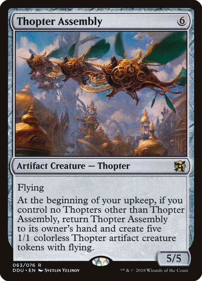 Thopter Assembly [63] [Duel Decks Elves vs Inventors] [Non-Foil]