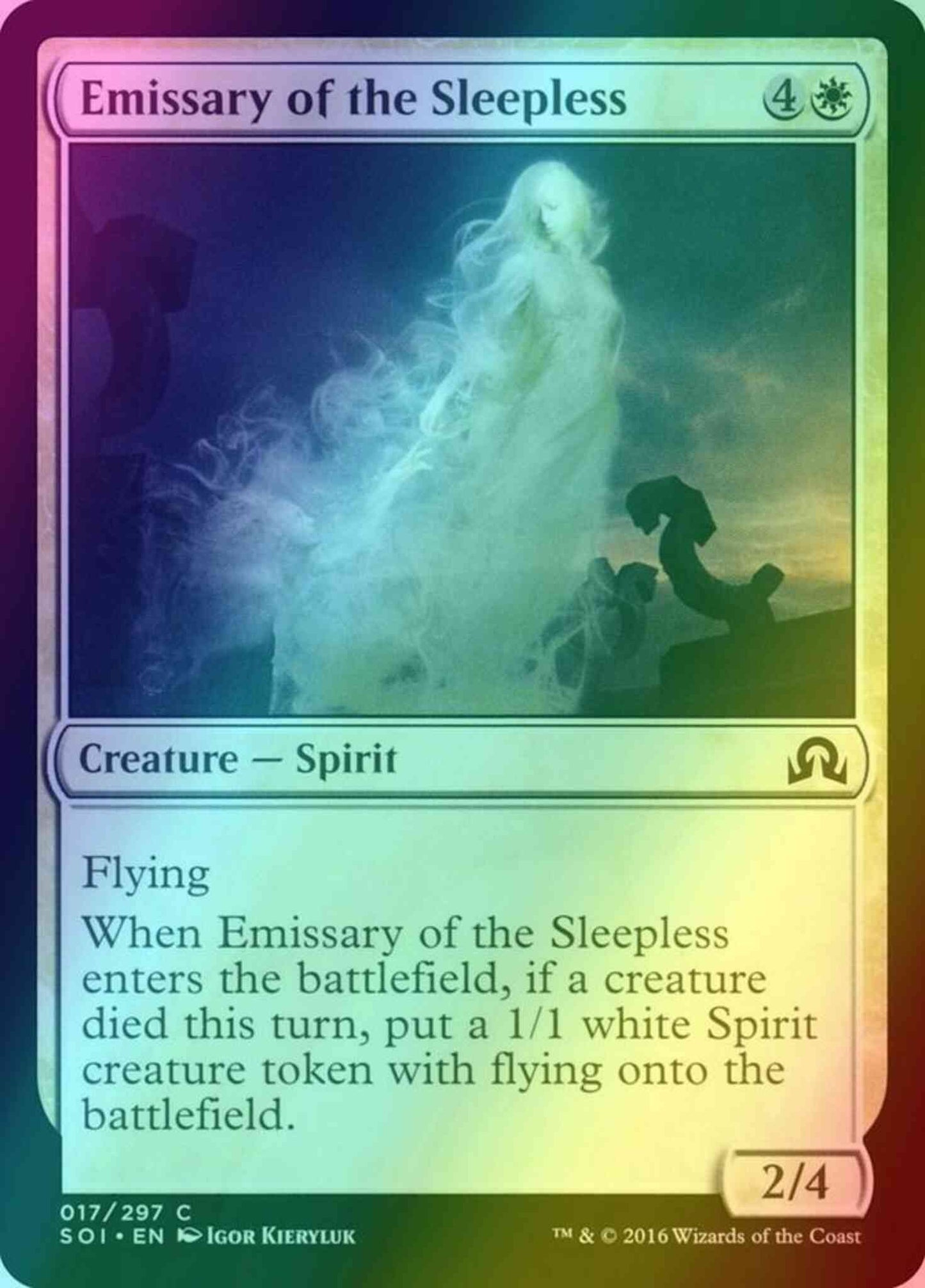 Emissary of the Sleepless [17] [Shadows over Innistrad] [Foil]