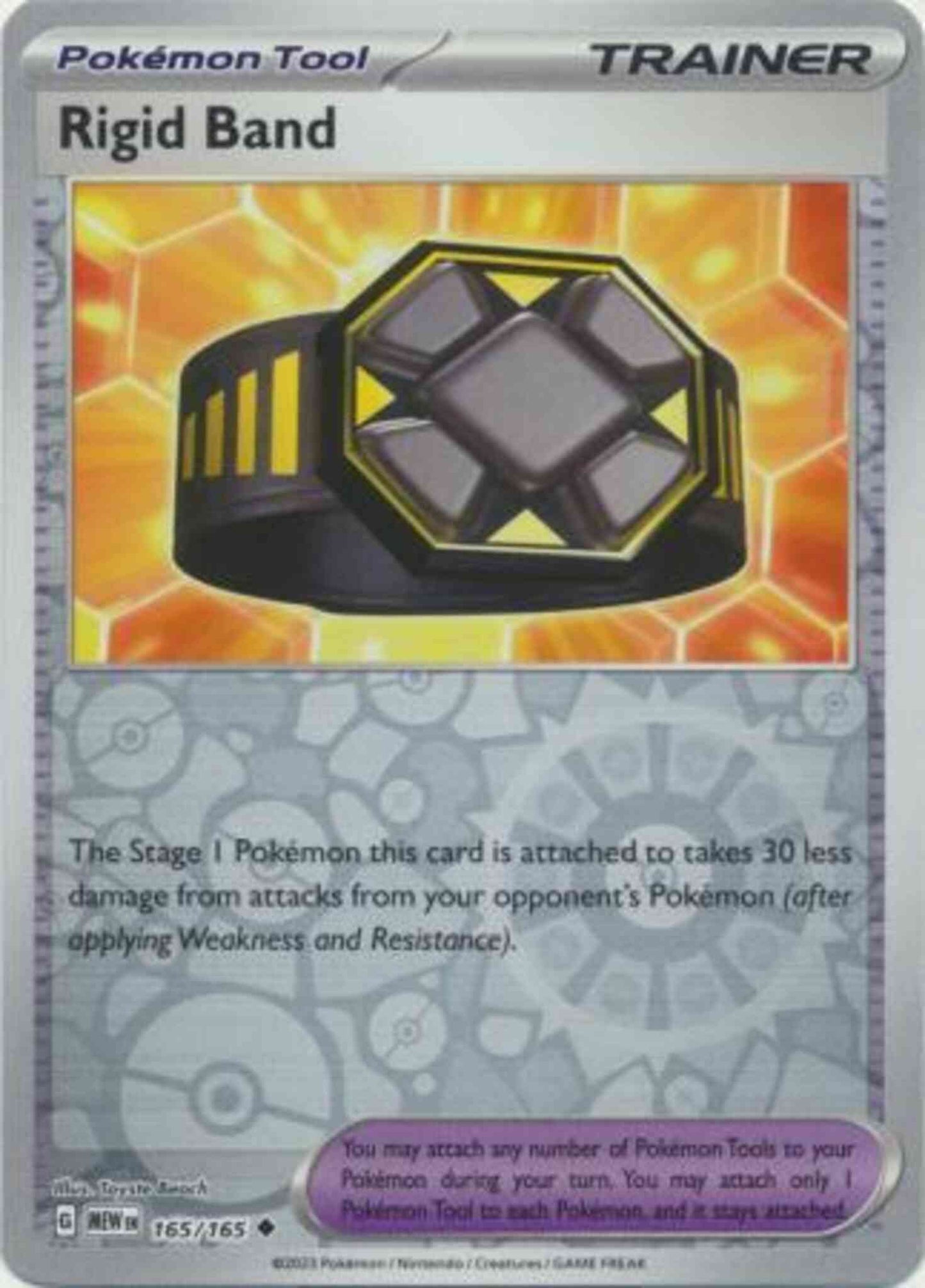 Rigid Band - 165/165 - Uncommon [sv035-165] [Reverse Holo]
