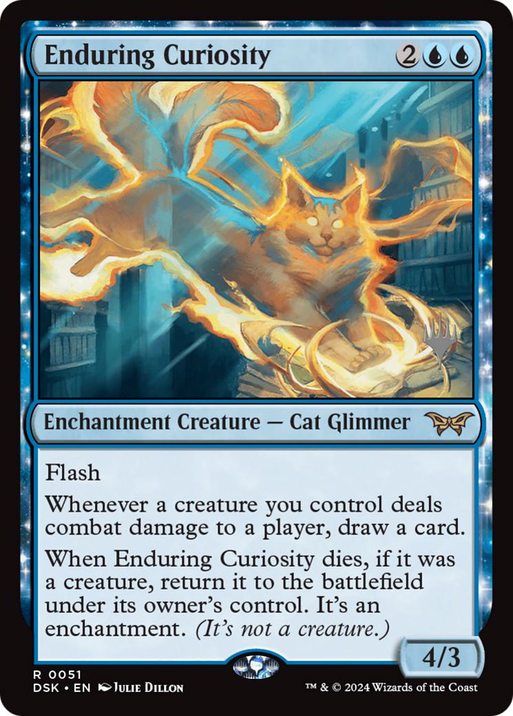 Enduring Curiosity [51p] [Promo Pack] [Duskmourn: House of Horror: Promos] [Non-Foil]