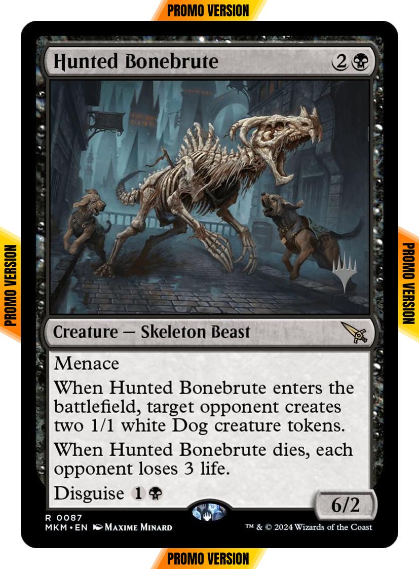 Hunted Bonebrute [87p] [Promo Pack] [Murders at Karlov Manor: Promos] [Non-Foil]