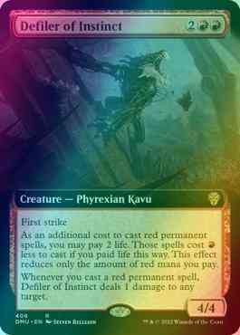 Defiler of Instinct [406] [Extended Art] [Dominaria United] [Foil]