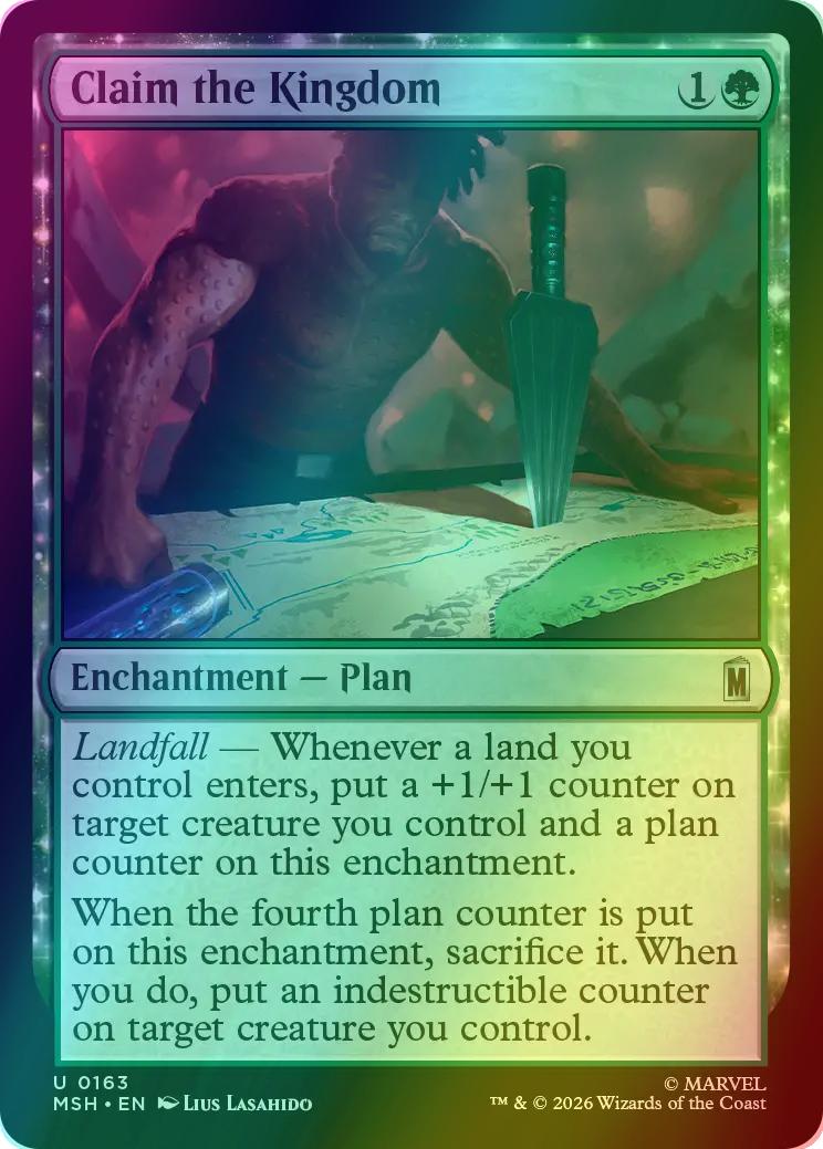 Claim the Kingdom [163] [Marvel Super Heroes] [Foil]