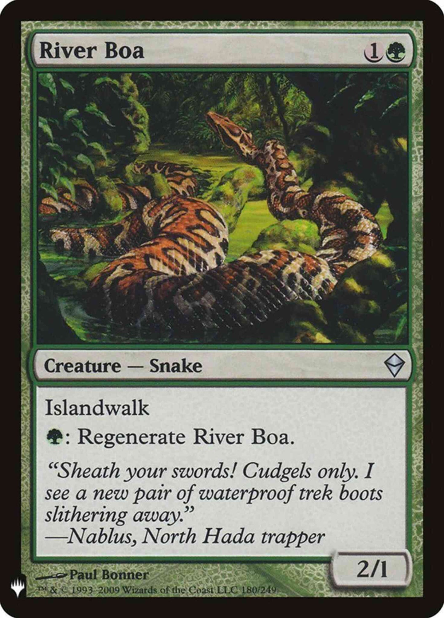 River Boa [ZEN-180] [The List] [Non-Foil]