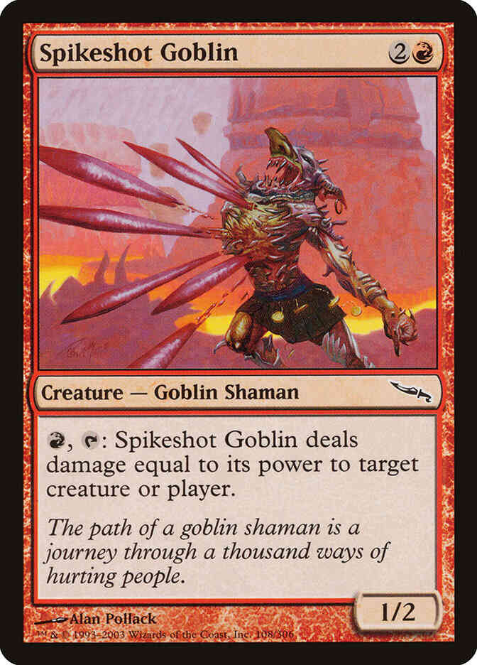 Spikeshot Goblin [108] [Mirrodin] [Non-Foil]