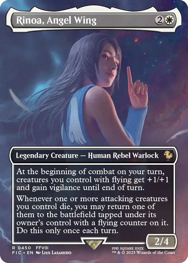 Rinoa, Angel Wing [450] [Borderless] [Scene] [FINAL FANTASY: Commander] [Non-Foil]