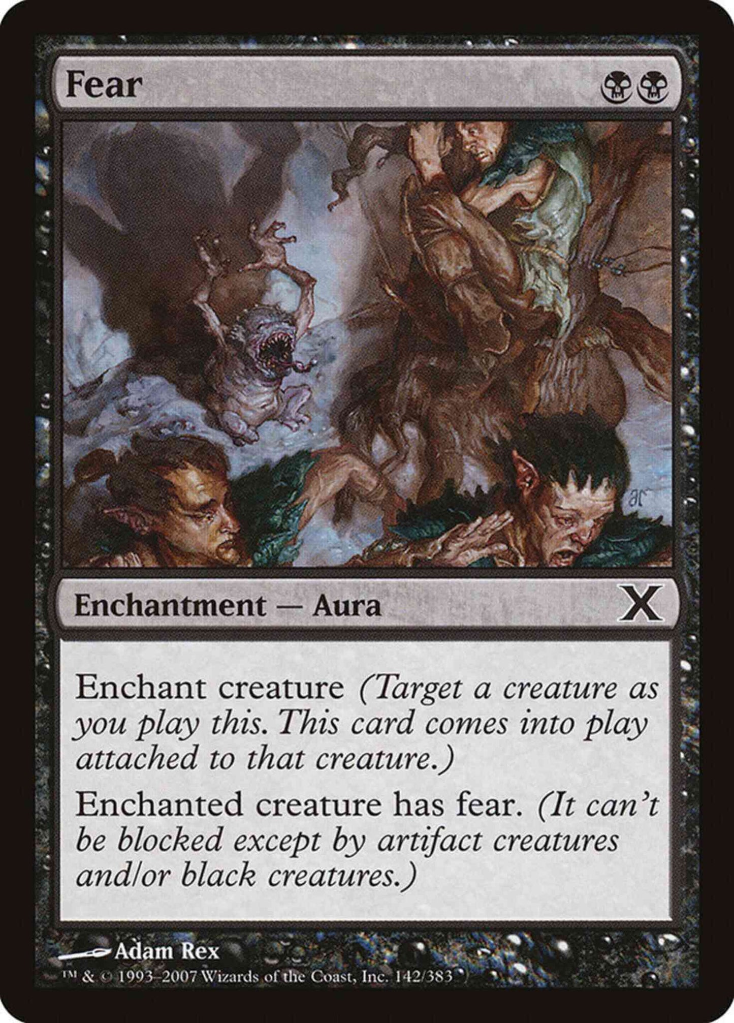 Fear [142] [Tenth Edition] [Non-Foil]