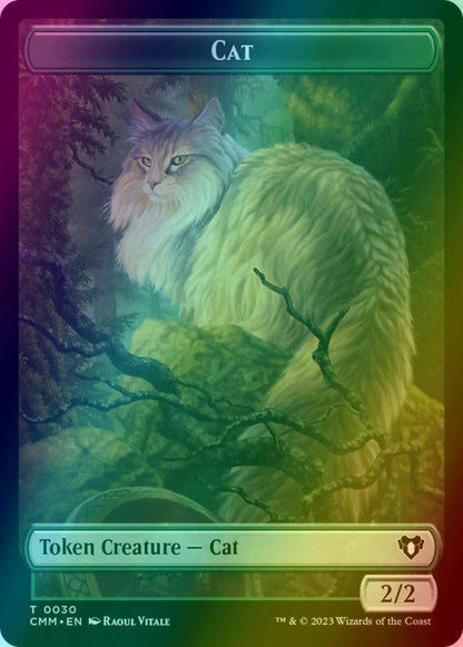 Cat Token (30) // The Monarch Token (50) [Commander Masters: Tokens] [Foil]