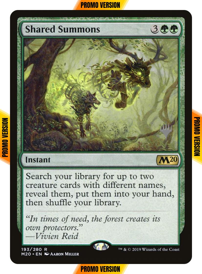 Shared Summons [193p] [Promo Pack] [Core Set 2020 Promos] [Non-Foil]
