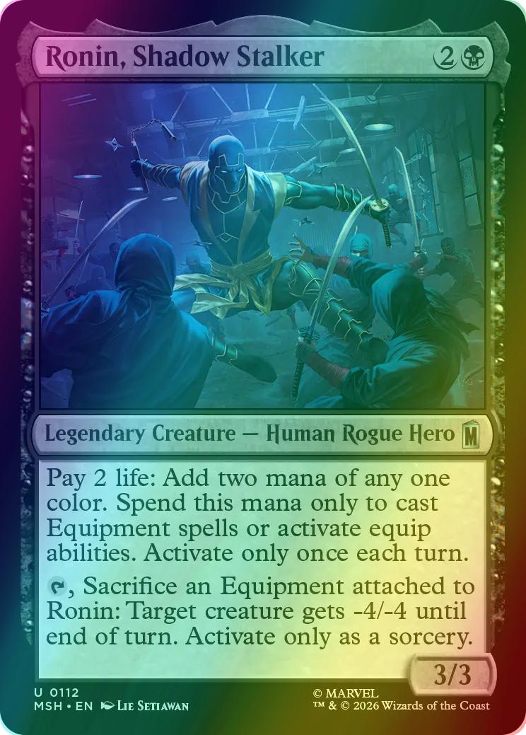 Ronin, Shadow Stalker [112] [Marvel Super Heroes] [Foil]