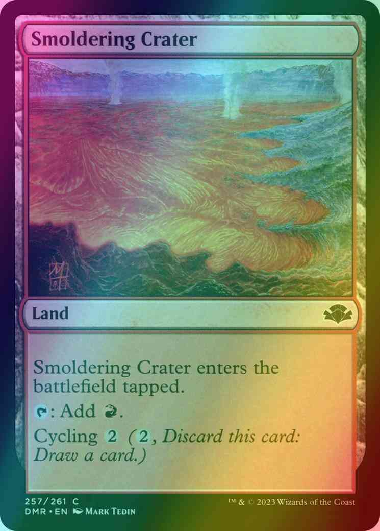 Smoldering Crater [257] [Dominaria Remastered] [Foil]