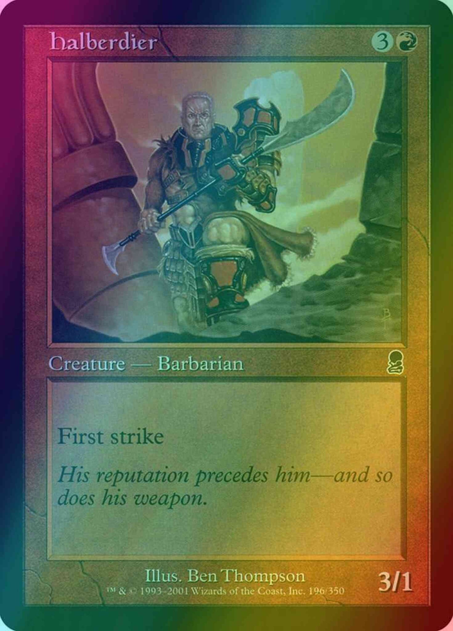 Halberdier [196] [Odyssey] [Foil]