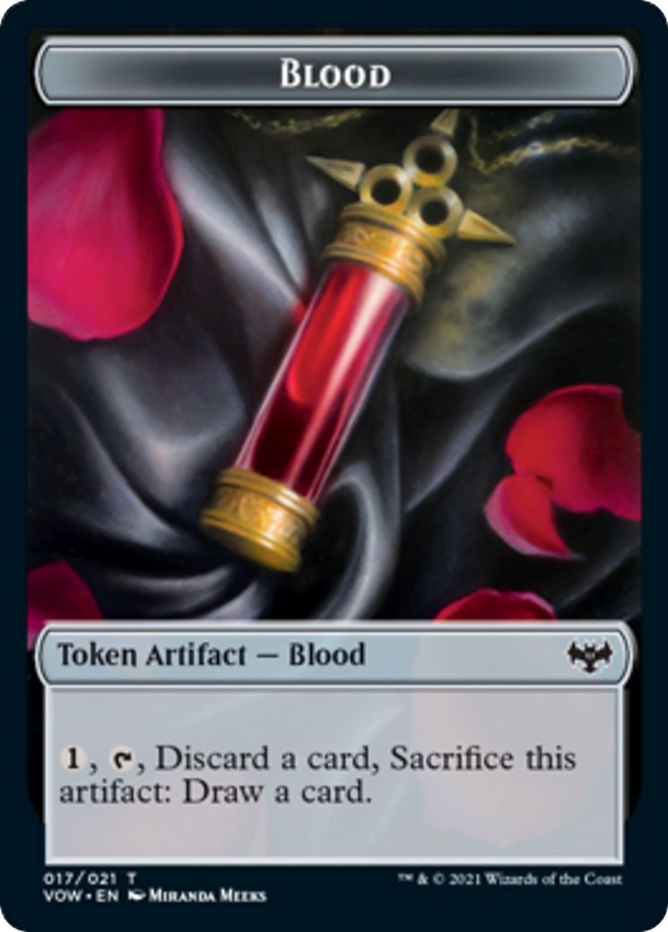 Blood Token (17) // Blood Token (17) [VOW/VOW Set Symbol] [Challenger Deck 2022 Tokens ] [Non-Foil]