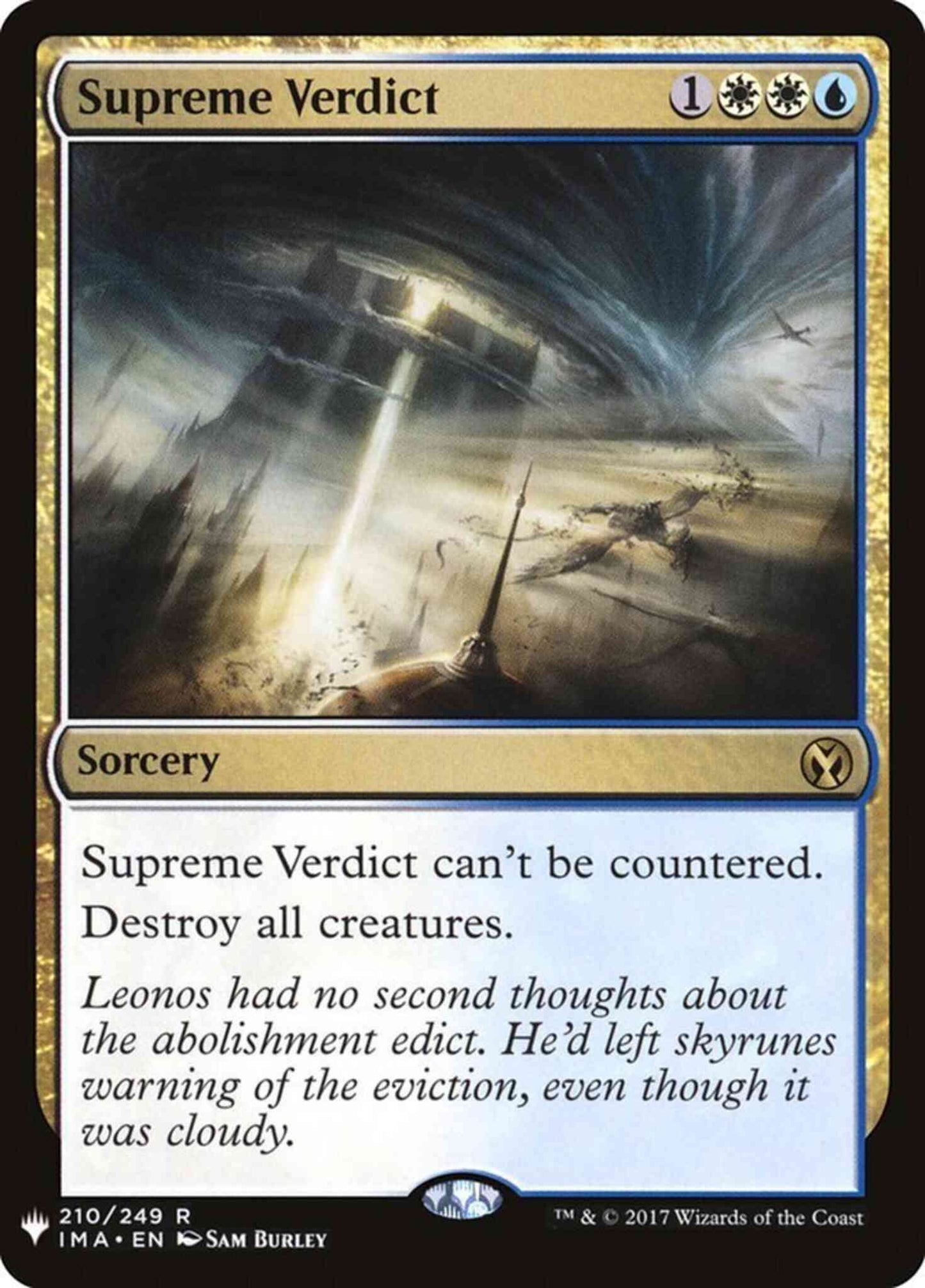 Supreme Verdict [IMA-210] [The List] [Non-Foil]