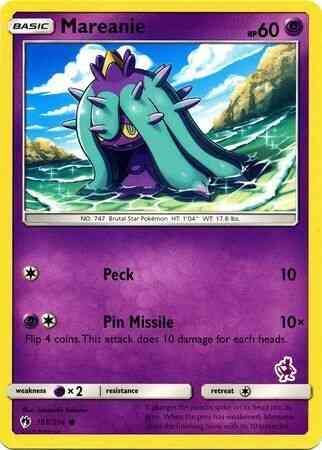 Mareanie - 105/214 - Common - Mewtwo Stamp [BA01-3] [Non-Holo]