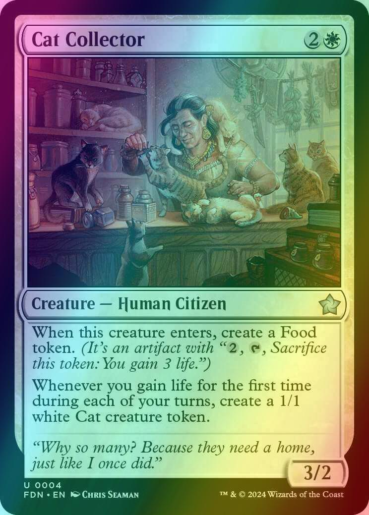 Cat Collector [4] [Foundations] [Foil]