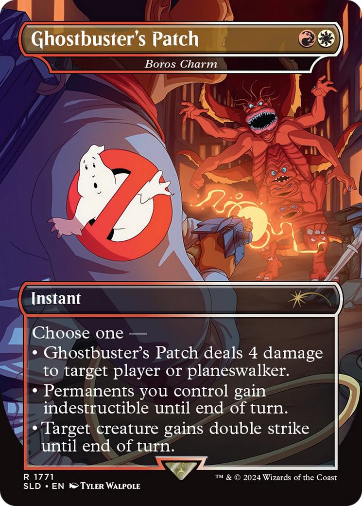 Ghostbuster's Patch - Boros Charm [1771] [Borderless] [The Real Ghostbusters] [Secret Lair Drop] [Foil]