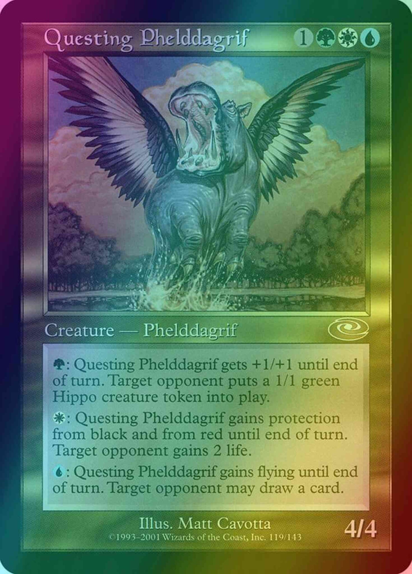 Questing Phelddagrif [119] [Planeshift] [Foil]