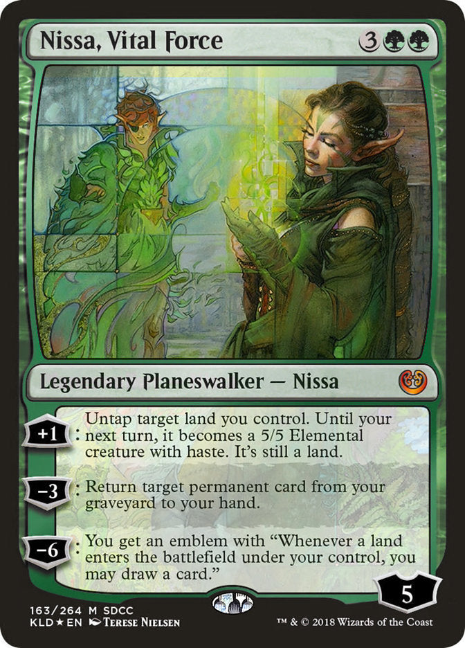 Nissa, Vital Force [163] [San Diego Comic-Con 2018] [Foil]
