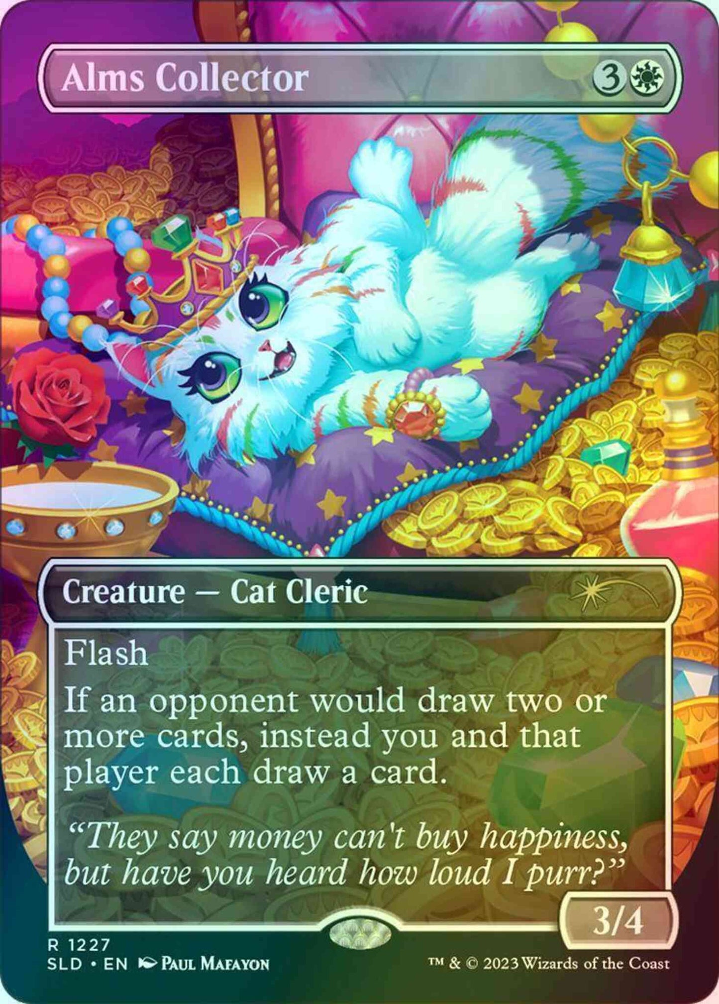 Alms Collector [1227] [Borderless] [90s Binder] [Secret Lair Drop] [Foil]