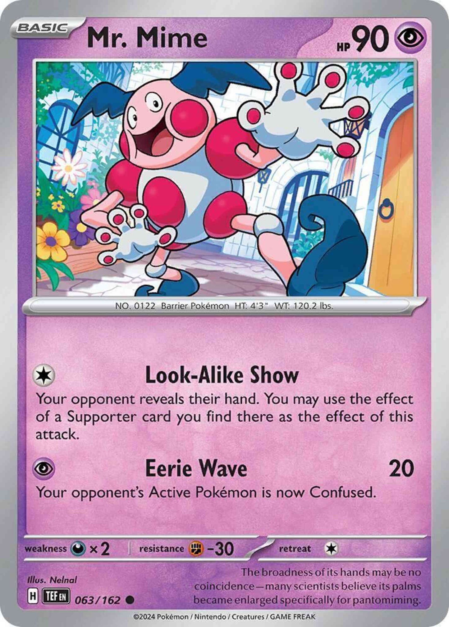 Mr. Mime - 063/162 - Common [sv05-063] [Non-Holo]