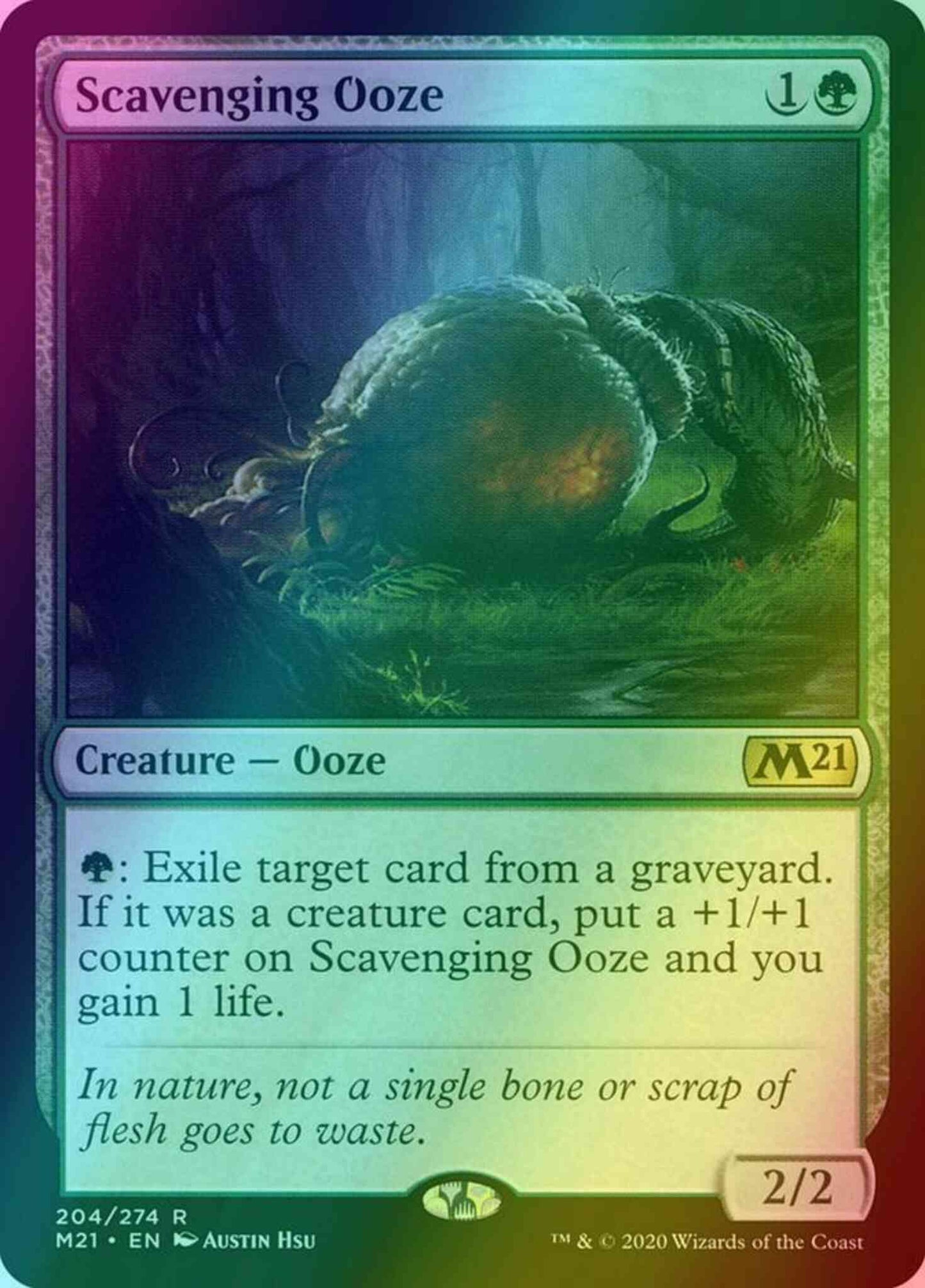 Scavenging Ooze [204] [Core Set 2021] [Foil]