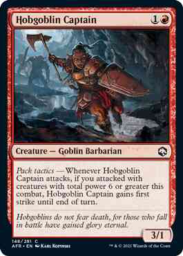 Hobgoblin Captain [148] [Adventures in the Forgotten Realms] [Non-Foil]