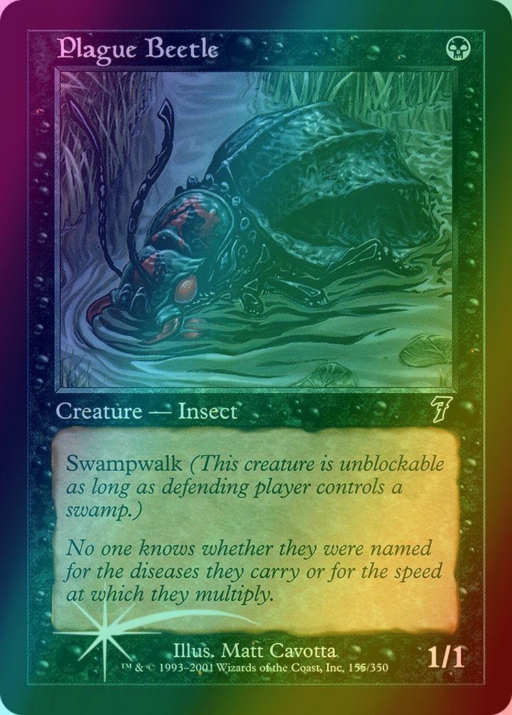 Plague Beetle [155x] [Seventh Edition] [Foil]