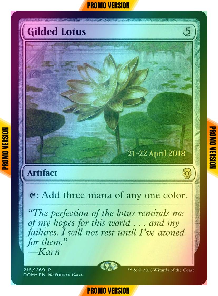 Gilded Lotus [215s] [Dominaria Promos] [Foil]