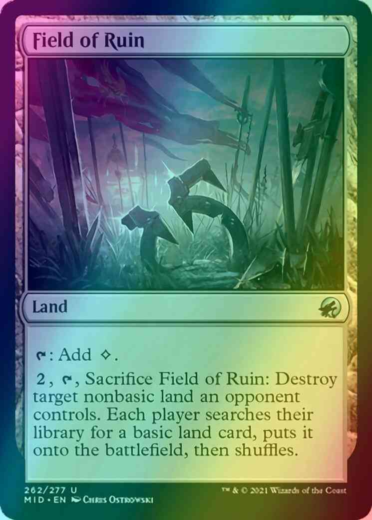 Field of Ruin [262] [Innistrad: Midnight Hunt] [Foil]