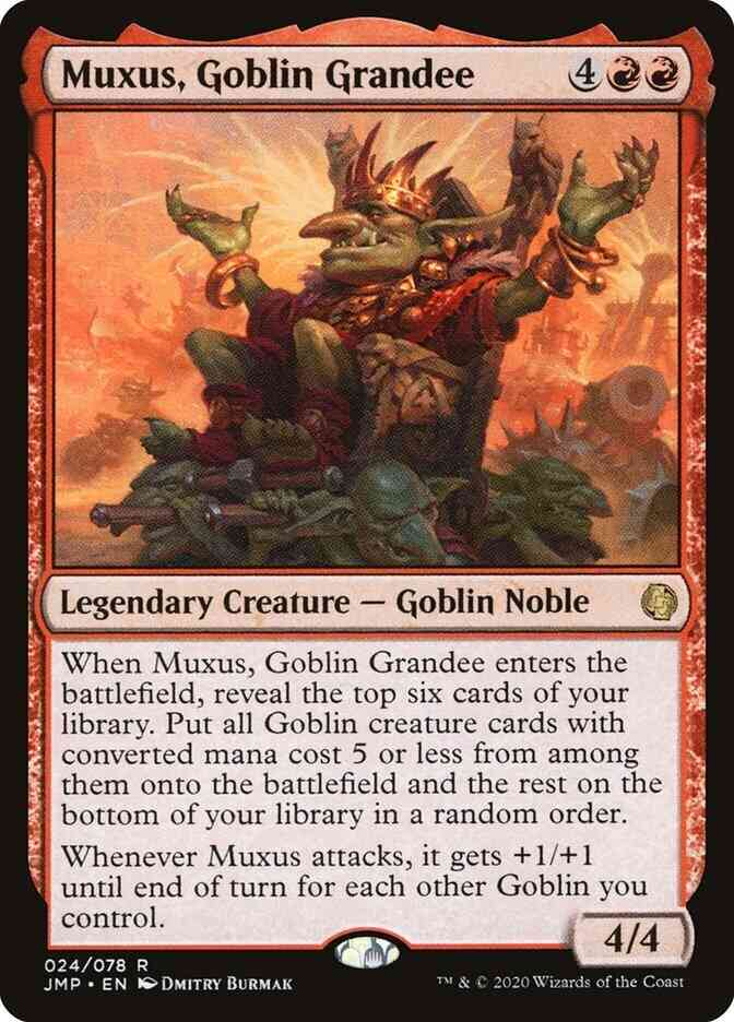 Muxus, Goblin Grandee [24] [Jumpstart] [Non-Foil]