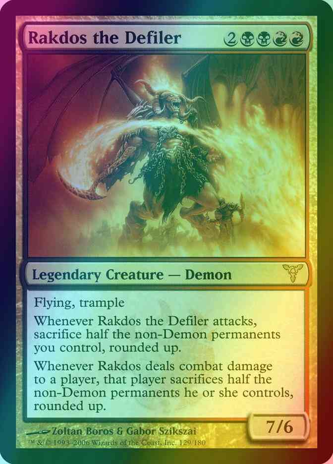 Rakdos the Defiler [129] [Dissension] [Foil]