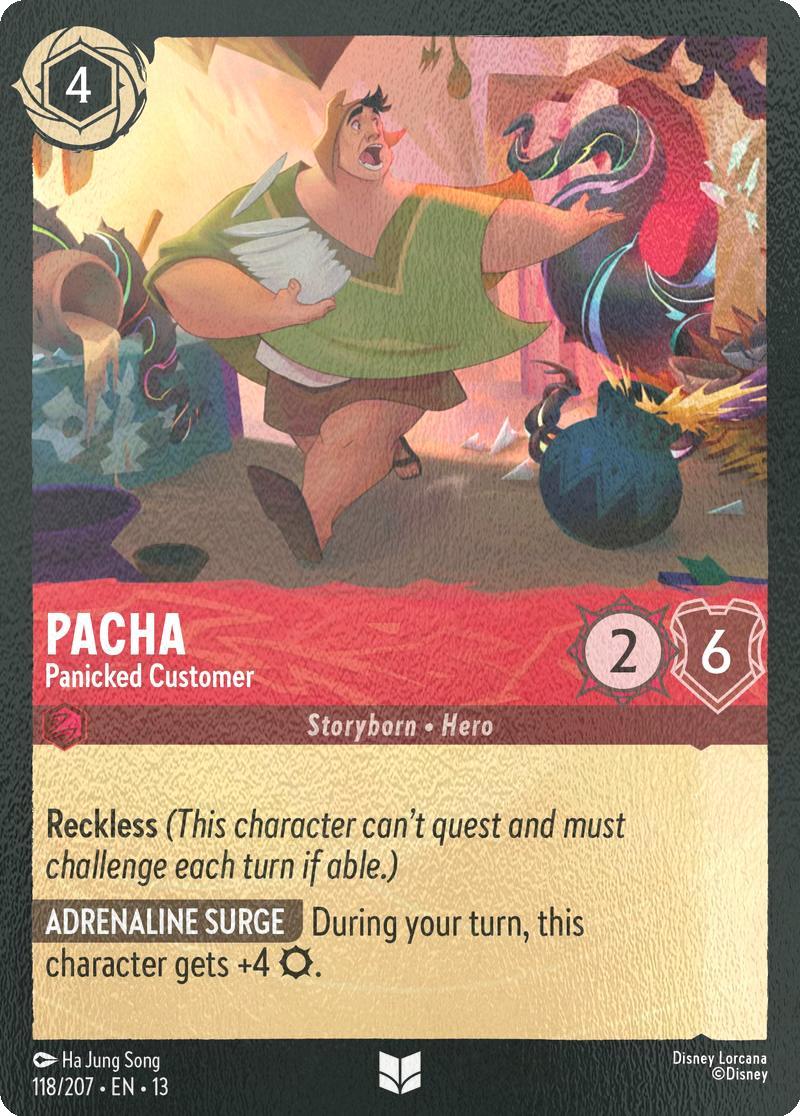Pacha - Panicked Customer - 118/204 [Attack of the Vine!] [Cold Foil]