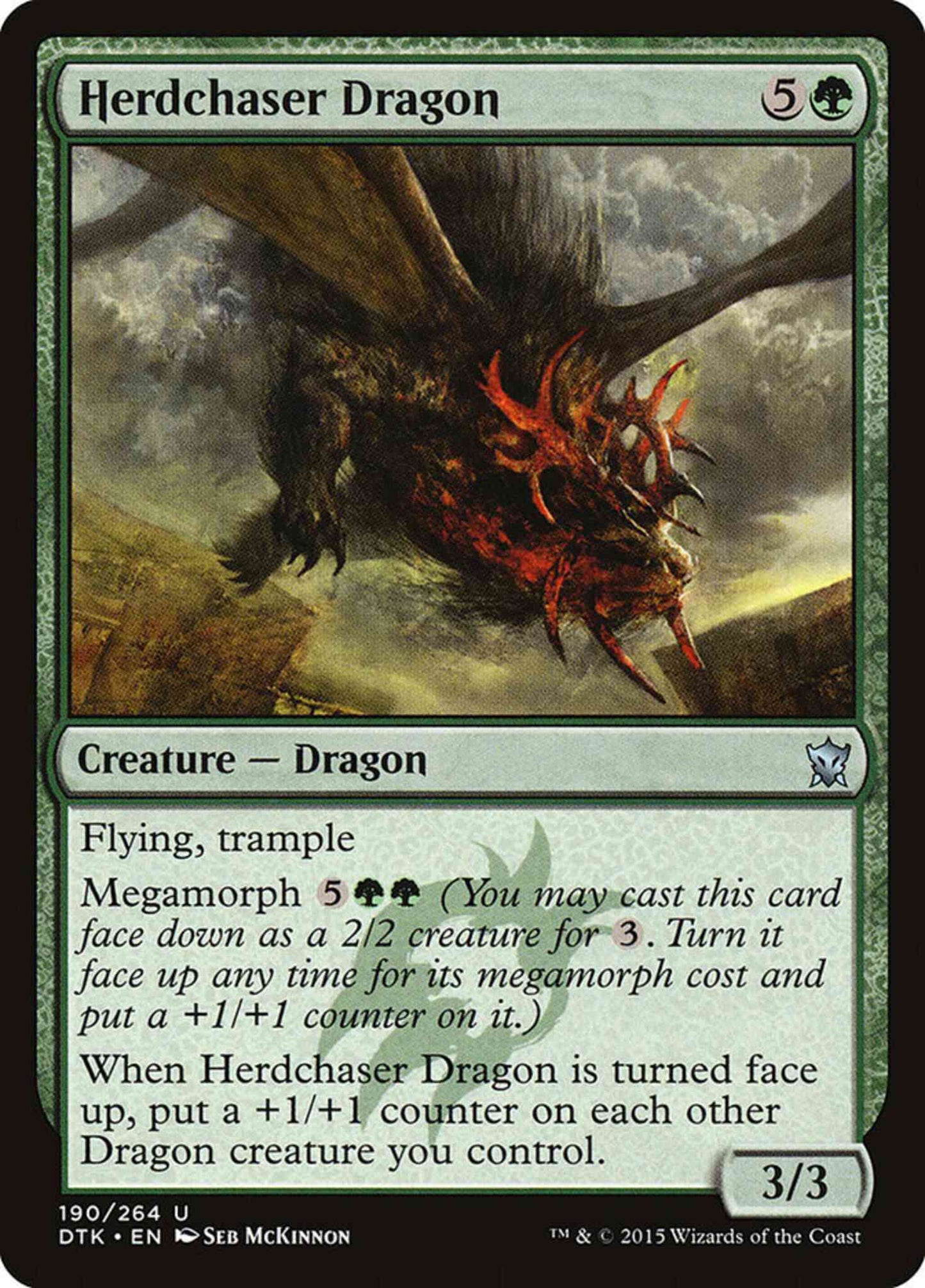 Herdchaser Dragon [190] [Dragons Of Tarkir] [Non-Foil]
